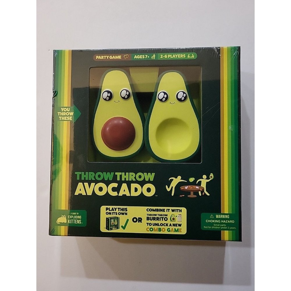 Throw Throw Avocado Game Fun Board Card Game